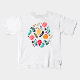 Colorful Christmas - Cream Kids T-Shirt